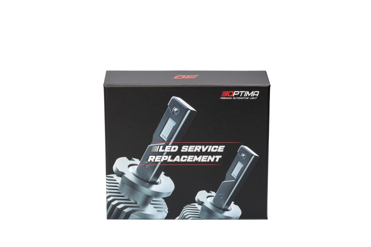 Светодиодная лампа Optima LED D1S 5500K +50% комплект 2 шт.