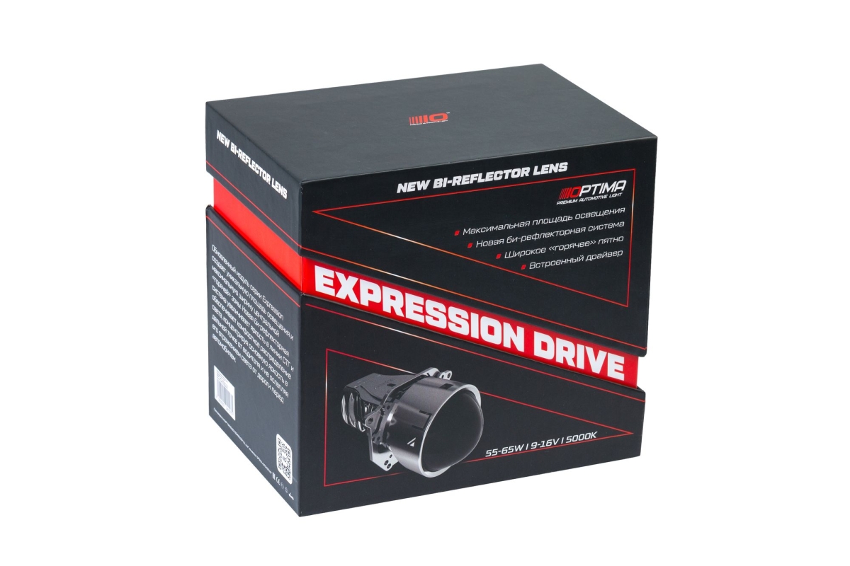 Мини-линза Optima Premium Bi-LED Lens Expression Drive 3.0"