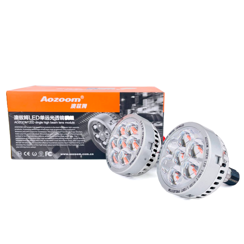 Светодиодные модули Aozoom ALPD-04, дальнего света и ДХО, 12V, 30W, 5500K, ~2400 лм