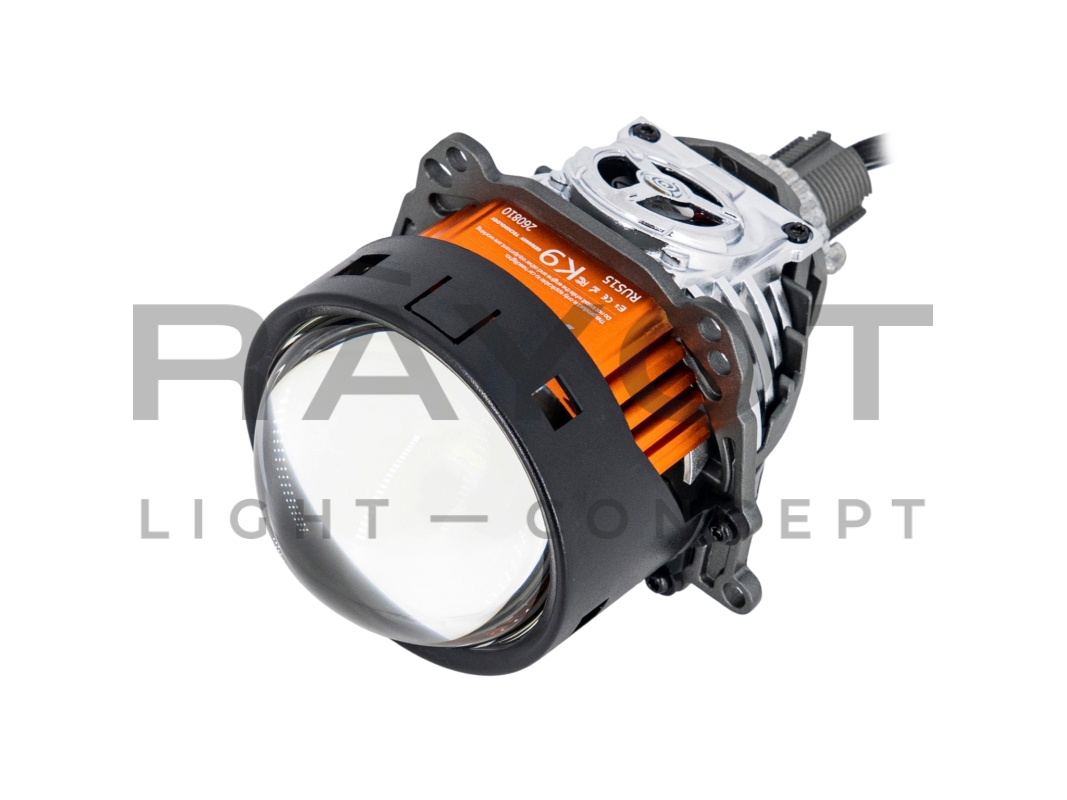 Светодиодные би-модули AOZOOM K9, 3.0", 12V, 6000K, 65/73w (комплект)