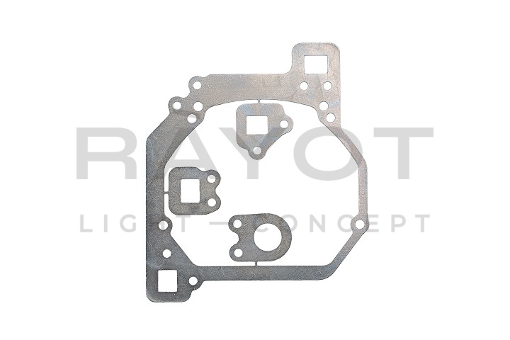 371. Комплект переходных рамок (2шт.) на Hyundai Terracan HP (2001-2007) для Hella 3/3R