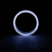 Ангельские глазки на линзу 3,0" белые, форма круглая