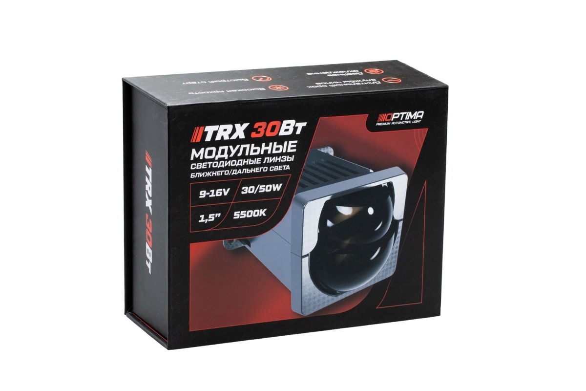 Модульные светодиодные линзы Optima Bi-LED Lens TRX 1.5"