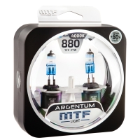 Галогенные автолампы MTF Light серия ARGENTUM +80% Н27(880), 12V, 27W, комп.