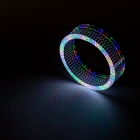 Ангельские глазки на линзу 3,0" RGB, форма круглая