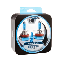 Галогенные лампы MTF Light TITANIUM — 12В, 55Вт, белый свет, комплект HB3
