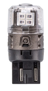 Светодиодные лампы Optima LED ОНИКС 7443, RED, 1800K, 200Lm, 12V, (W21/5W), комплект 2 шт.