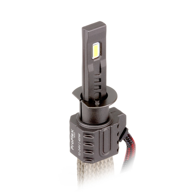 Светодиодные лампы H1, MTF Light, ProFLEX MAX, 12–24V, 45W, 4500lm, 6000K, без кулера Светодиодные лампы H1, MTF Light, ProFLEX MAX, 12–24V, 45W, 4500lm, 6000K, без кулера