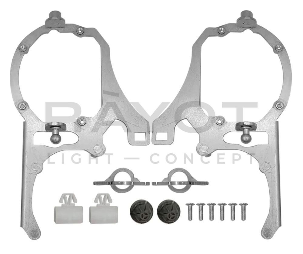 Переходные рамки для BMW X3 F25 (2010-2013) дорестайлинг, для установки 2х линз в 1 фару