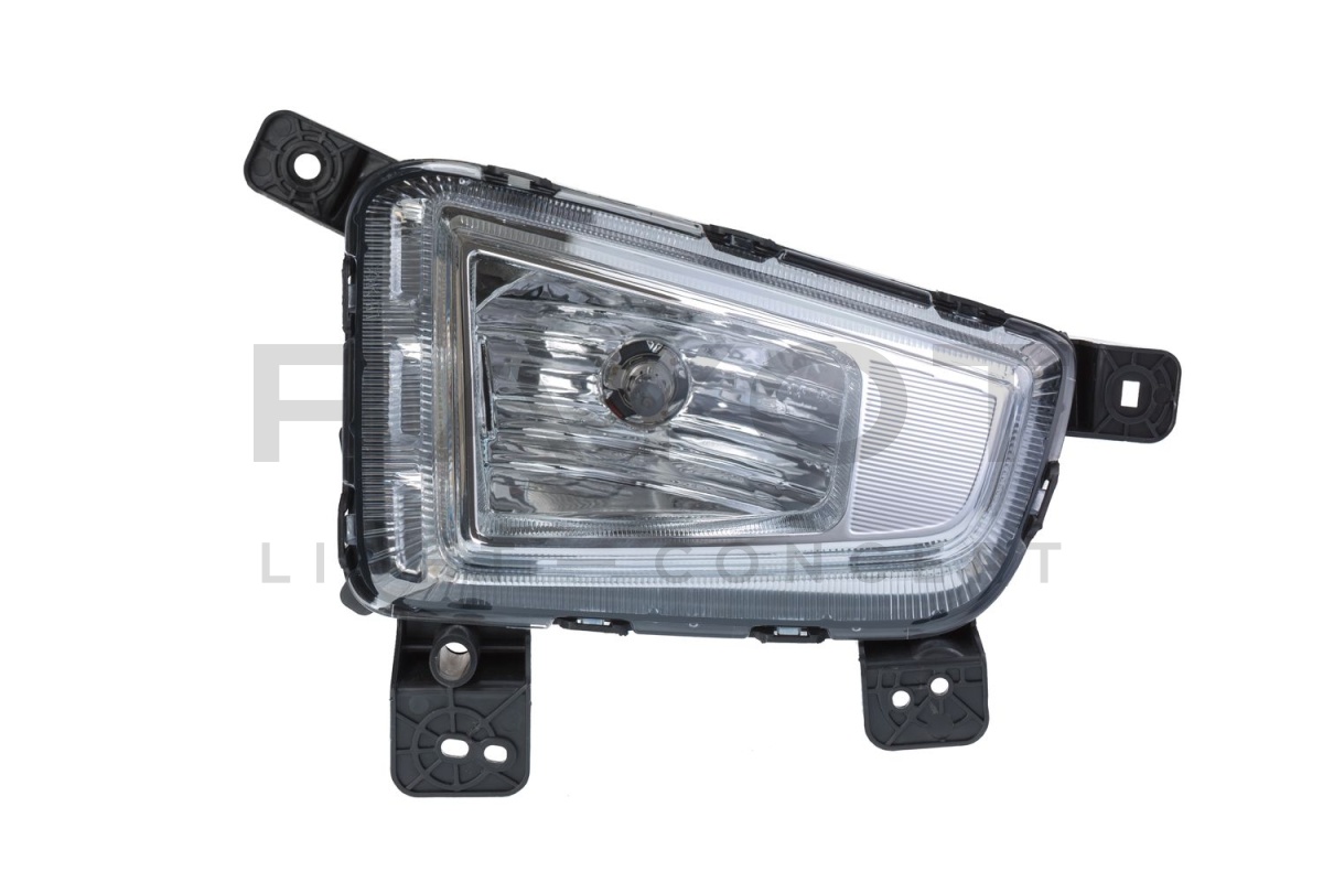 Противотуманная фара Hyundai Creta №725, с LED-ДХО, с проводкой, Комплект 2шт