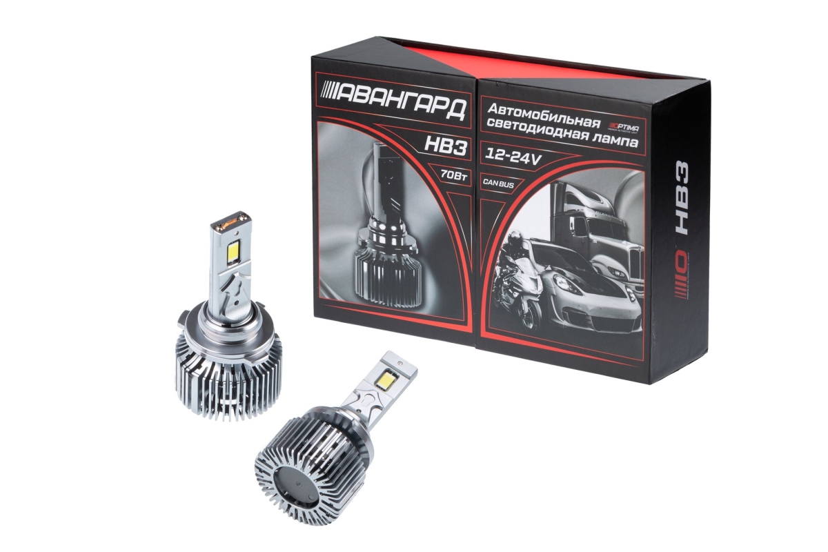 Светодиодная лампа Optima Premium LED АВАНГАРД HB3 5500K 6800Lm