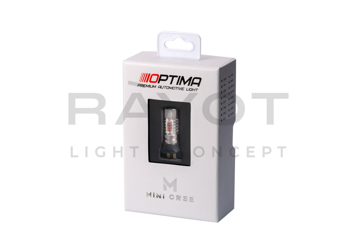 Светодиодная лампа Optima MINICREE PWY24W, 2800K (Желтый) 1 шт.