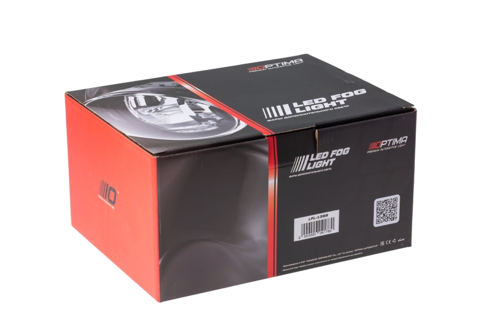 Светодиодная ПТФ Optima Fog Light 1398, 90мм, 9W, 5500K/3200K, 12V