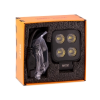 Светодиодный прожектор MTF Light MAXIMUM BLACK — 20W, 12–36V, 2000 lm, квадратный, ECE R10 Светодиодный прожектор MTF Light MAXIMUM BLACK — 20W, 12–36V, 2000 lm, квадратный, ECE R10