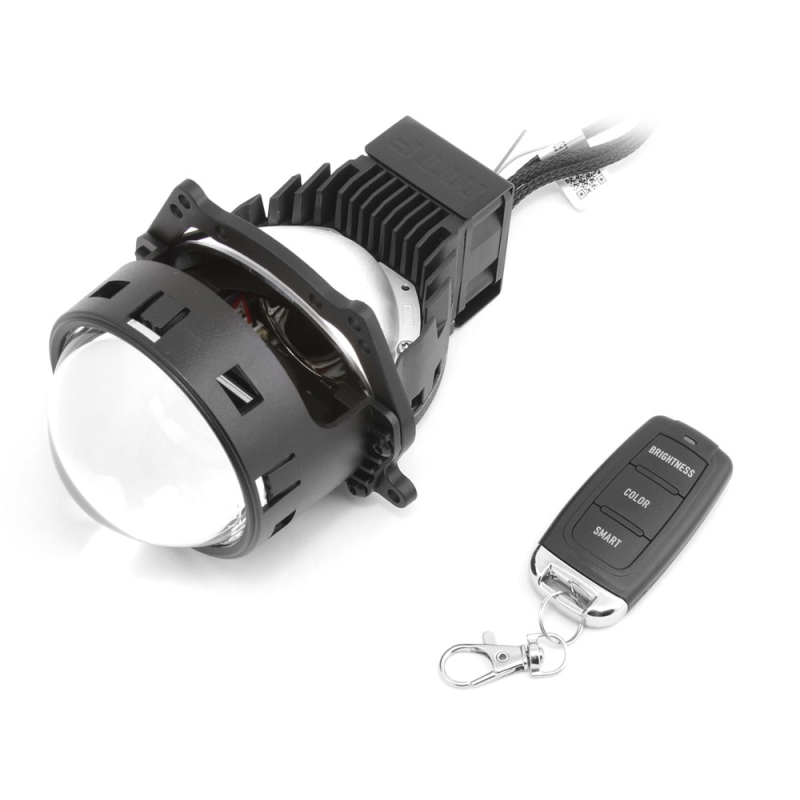 Светодиодные модули ближнего и дальнего света MTF Light серия DIGITAL LIGHT, 12В, 58\65Вт, 3000-7000К, 3 Светодиодные модули ближнего и дальнего света MTF Light серия DIGITAL LIGHT, 12В, 58\65Вт, 3000-7000К, 3", управление смартфоном, к-кт.