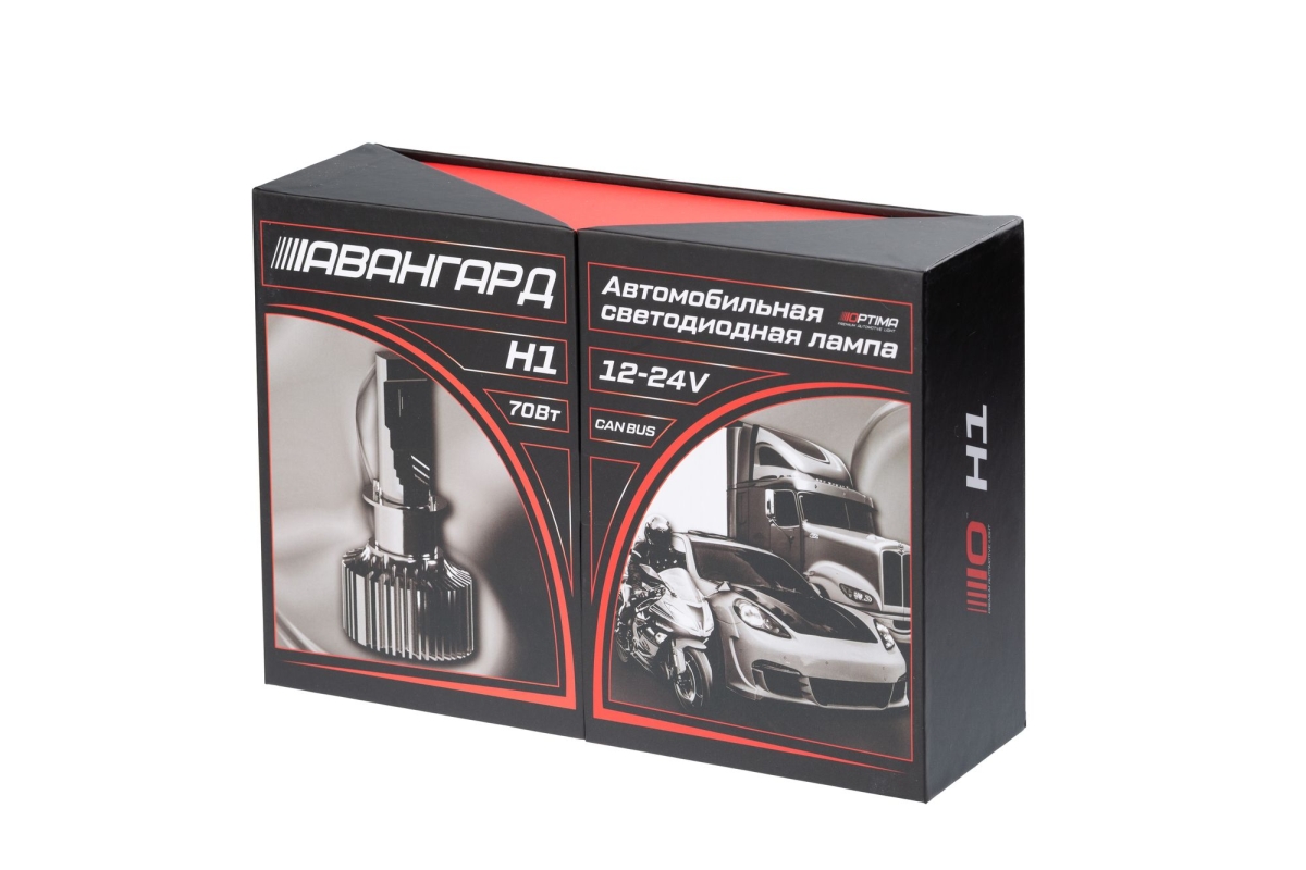 Светодиодная лампа Optima Premium LED АВАНГАРД H1 5500K 6800Lm 12&ndash;24V 70W