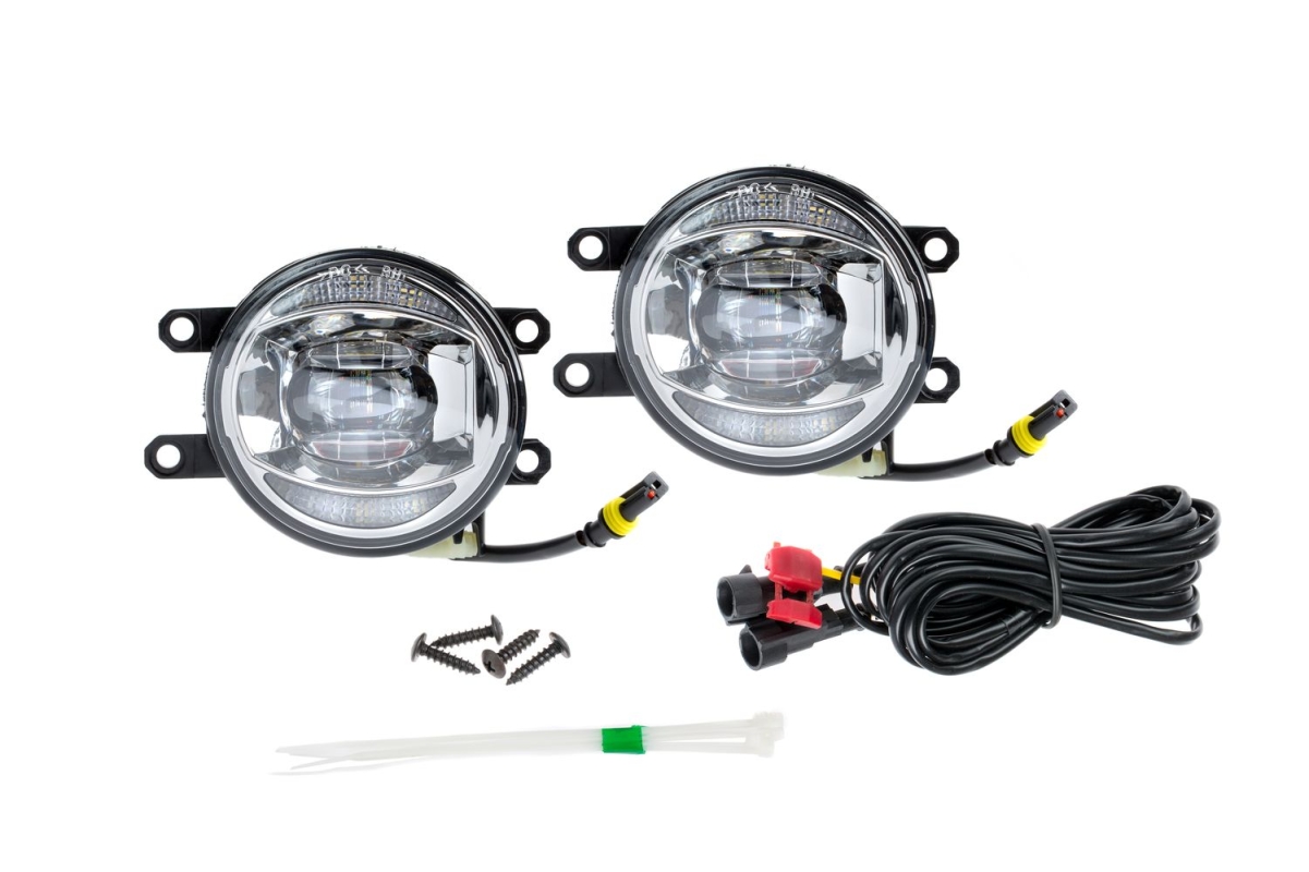Светодиодная ПТФ Optima Fog Light 803 Toyota/Lexus, 90мм, 9W / 7W/0.4W, 5500K, 12&ndash;24V ( DRL)