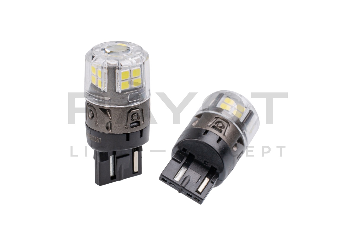 Светодиодные лампы Optima LED ОНИКС 7440, WHITE, 5500K, 650Lm, 12V, (W21W), комплект 2 шт.