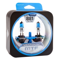 Галогенные автолампы MTF Light серия VANADIUM Н27(881), 12V, 27W, комп.