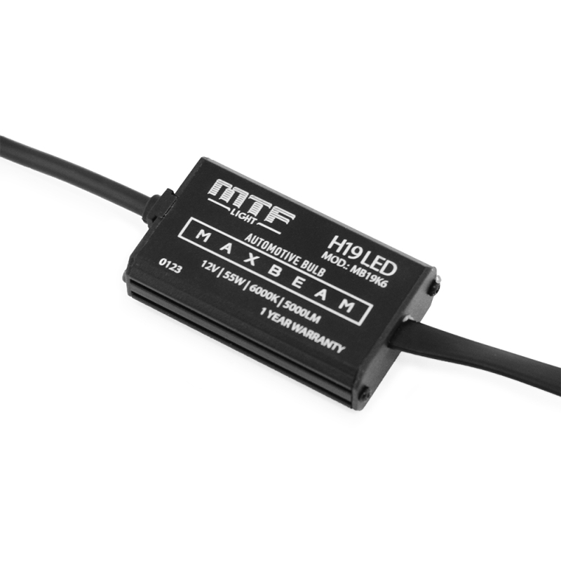 Светодиодные лампы MTF Light MaxBeam, H19, 6000K, 5000 лм, 55 Вт, комплект 2 шт. Светодиодные лампы MTF Light MaxBeam, H19, 6000K, 5000 лм, 55 Вт, комплект 2 шт.