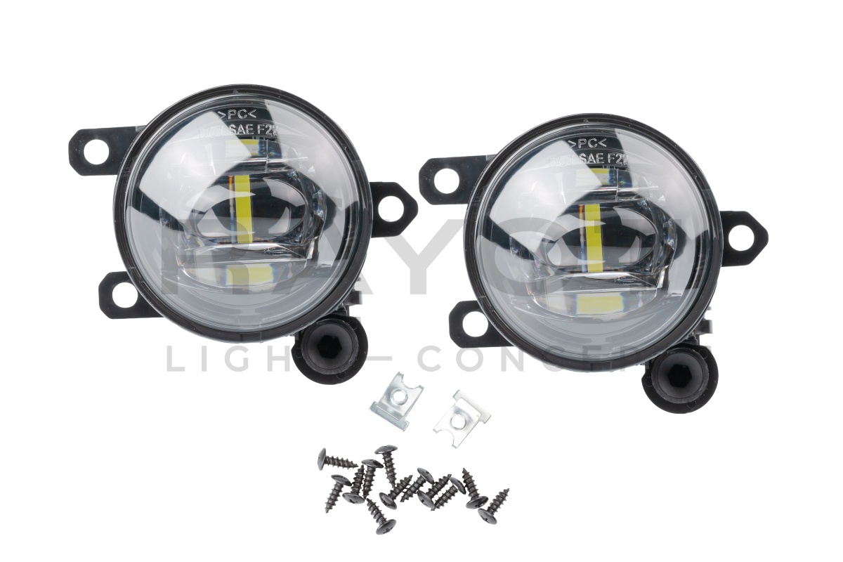 Светодиодная противотуманная фара OPTIMA LED FOG LIGHT 7800 Nissan 90мм, 12W, 5500K, 12V, комплект 2