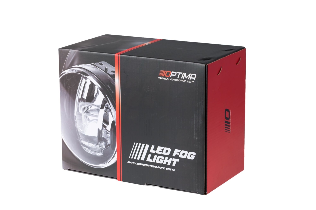Светодиодная ПТФ Optima Fog Light 1398, 90мм, 9W, 5500K/3200K, 12V