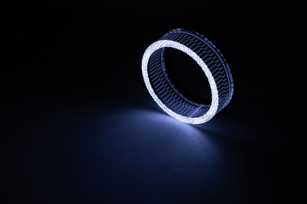 Ангельские глазки на линзу 3,0" белые, форма круглая