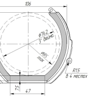Светодиодные 3D ангельские глазки MTF light, 12В, 2.2Вт, 7000К, 260лм, компл.