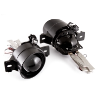 Светодиодные ПТФ линзы MTF Light серия ABSOLUTE VISION, 12В, птф/дальний 32/44Вт, 5500К, НИССАН\ИНФИНИТИ, 2шт.