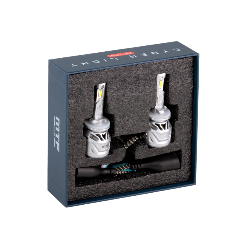 Светодиодные лампы H27 (880/881), MTF Light, CYBER LIGHT MINI, 12V, 40W, 3750lm, 6000K, кулер Светодиодные лампы H27 (880/881), MTF Light, CYBER LIGHT MINI, 12V, 40W, 3750lm, 6000K, кулер