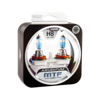 Галогенные лампы MTF Light ARGENTUM +80% — 12В, 55Вт, усиленная яркость, комплект H8