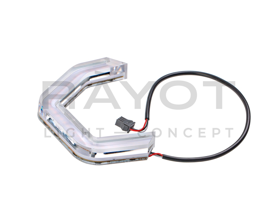 ДХО Angeley Eye B1 RUNNING G-STYLE White+Yellow, 12V, комплект 4 полукольца.