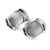 Маски MTF Light №44 — 3 Маски MTF Light №44 — 3", под прямоугольные линзы, хром, комплект 2 шт.