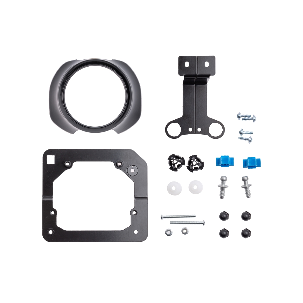 Переходные рамки BMW X1 F48 Рестайлинг (2020-2021) в секцию дальнего света (Quadro Hella 3R)